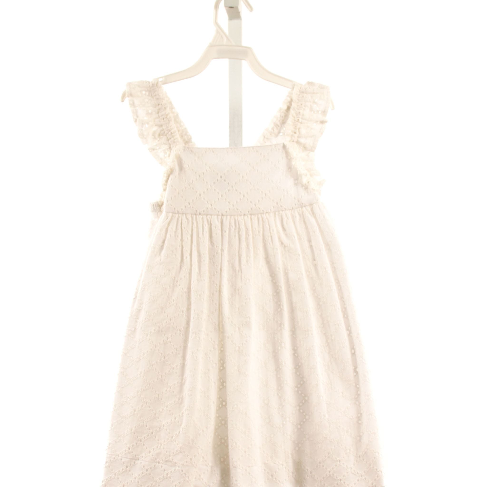 BUSY BEES White Eyelet DRESS