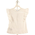 MAYORAL WHITE SLEEVELESS SHIRT