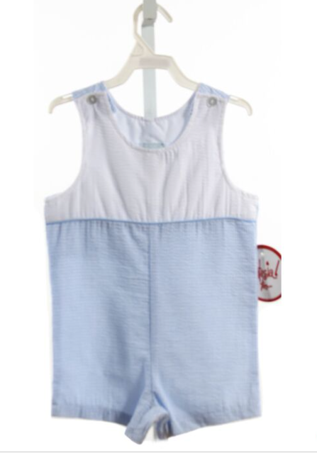 FUNTASIA TOO LT BLUE SEERSUCKER STRIPED JON JON